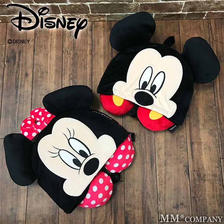 お昼寝まくら フード付 ネックピロー ディズニー ミッキーマウス ミニーマウス 首まくら 大人 キャラクターグッズ Trc7080 Dn キャリーバッグ通販のmm Company 通販 Yahoo ショッピング