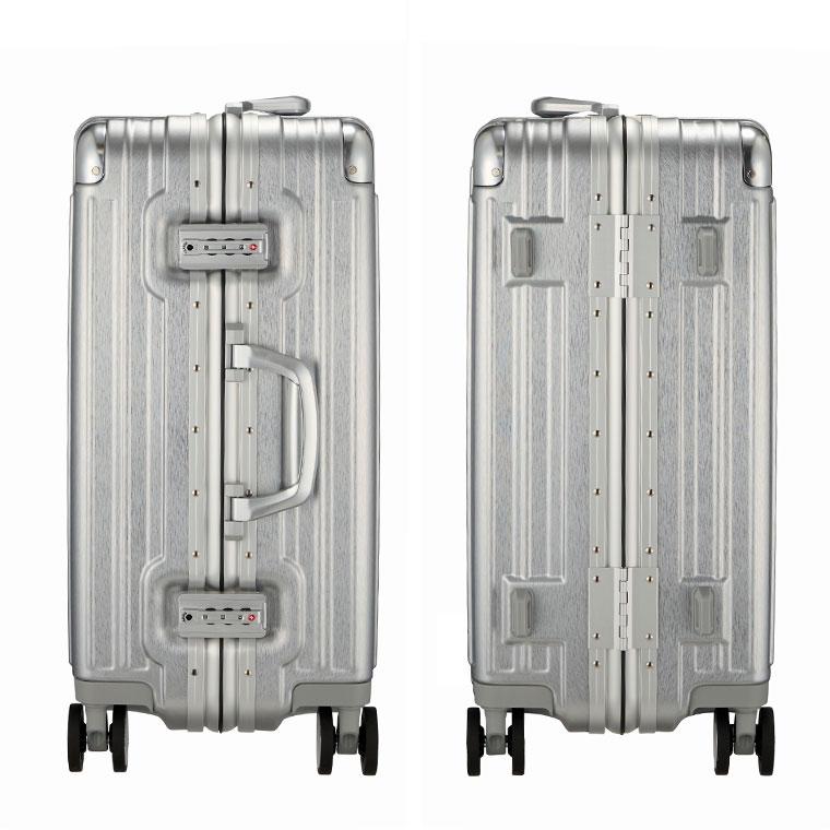 Siffler（シフレ） アルミ調 中型 スーツケース Mサイズ 51L 3日〜5日
