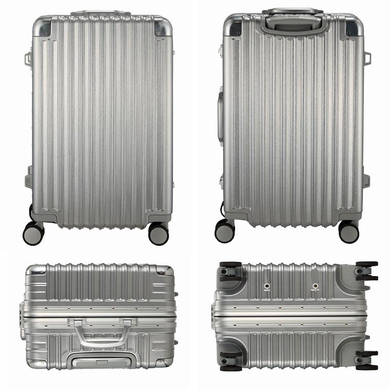 Siffler（シフレ） アルミ調 大型 スーツケース MLサイズ 66L 4日〜6日
