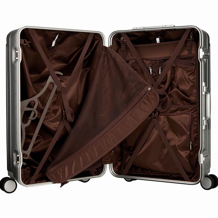 Siffler（シフレ） アルミ調 大型 スーツケース MLサイズ 66L 4日〜6日