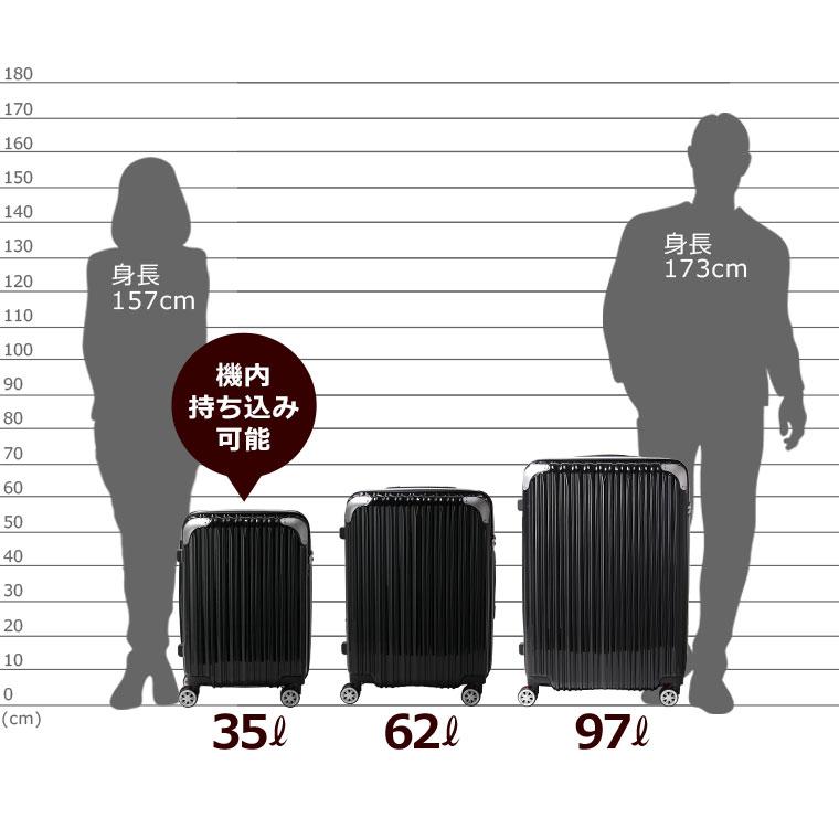 Siffler（シフレ） スーツケース Sサイズ 小型 35L 拡張機能付き 1泊 2