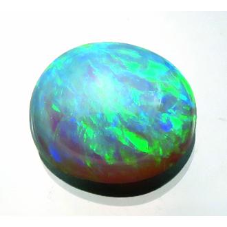 2929 オパール ルース 4.15ct 青、緑と橙の遊色 産出激減  