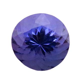 【タンザニア産】タンザナイトのルース 3790 タンザナイト ルース 1.31ct 高彩度 強てり パープリッシュブルー