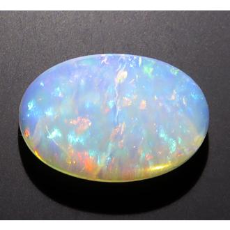 3831【裸石 ルース】クリスタルオパール 7.27ct 高い透明度 赤 緑 青紫  