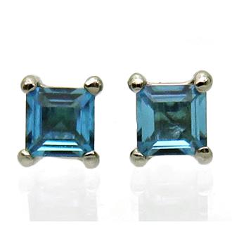 3918 パライバトルマリン ピアス 0.16ct/2 Pt クリーンなブルー 