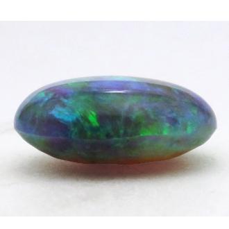 3966 上級品 裸石 ルース ブラックオパール 7.37ct 緑主体の遊色 