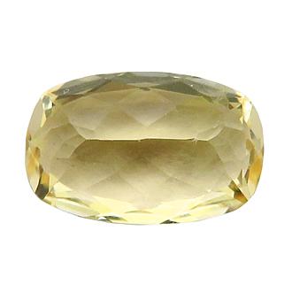 4252 レアストーン 裸石 ルース イエローアンブリゴナイト 1.36ct ブラジル産 瑞浪鉱物展示館 