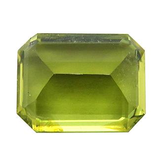 4266 裸石 ルース イエローシリマナイト 2.23ct 帯緑の深い黄色 