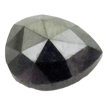 ブラックダイヤモンド 0.83ct 上級品 裸石 ルース ローズカット 強てり 