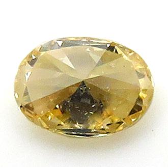 オレンジダイヤモンド ルース 0.06ct Fancy Yellow Orange SI-2 中宝