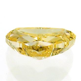イエローダイヤモンド ルース 0.10ct Fancy Orange Yellow SI-2 中宝
