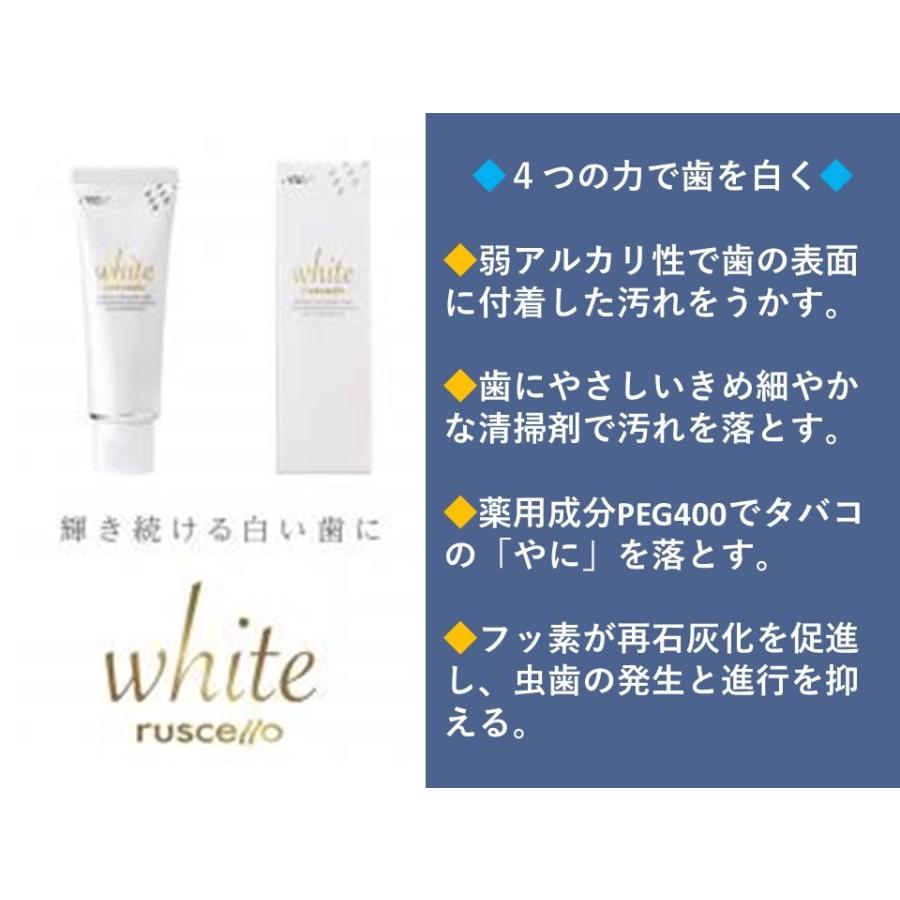 美白用薬用歯磨き　ルシェロホワイト 歯磨き粉 ホワイトニング GC ヤニ取り　ヤニピカ　口臭ケア 口臭対策 口内ケア 口臭を消す 口臭の原因 口臭チェッカー | ルシェロ（ジーシー） | 02