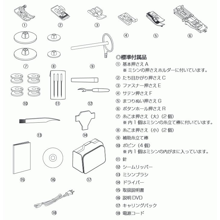 JANOME（ジャノメ） ミシン 初心者 MP350MSE-MG マーガレット
