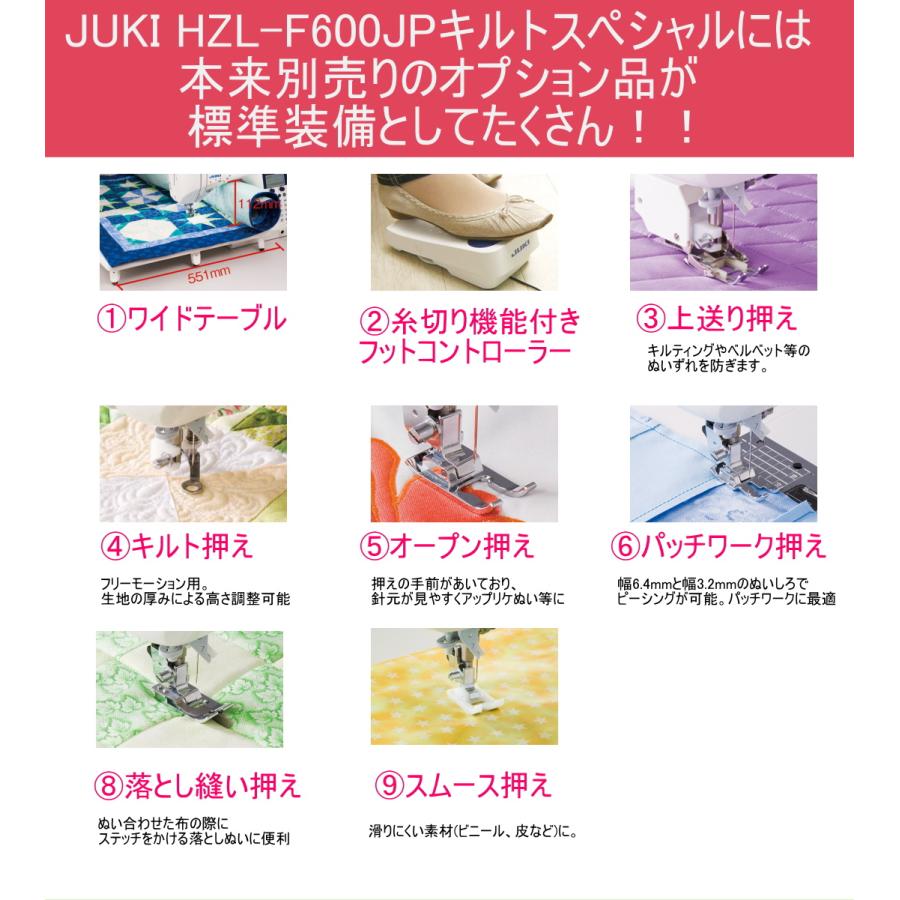 JUKI ミシン本体 初心者 ジューキ HZL-F600JP : ミシン一番 - 通販