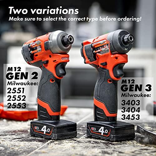 M12サージインパクトドライバー用ミルウォーキービットホルダー M12用磁気ビットホルダー Milwaukee Toolアクセサリー