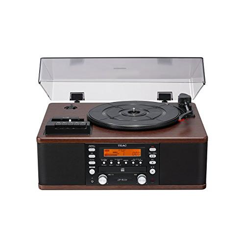 ★最終価格★ TEAC ターンテーブル/カセットプレーヤー付CDレコーダー LP-R520(WA) 【7478571200】(26750円)