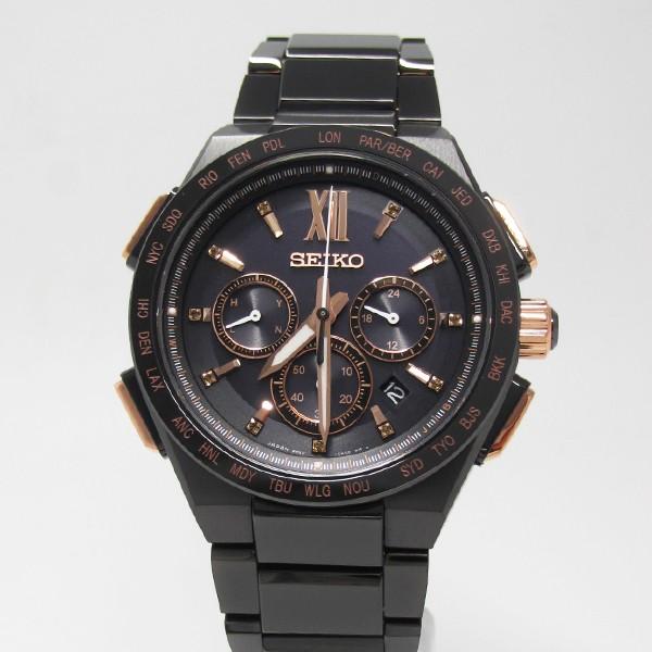 【新品同様 / 希少】 【7年保証】 ♪ セイコー ブライツ メンズ ソーラー 電波時計 【SAGA214】 （正規品） SEIKO BRIGHTZ クロノグラフ 限定モデル 【1866386751】(66759円)