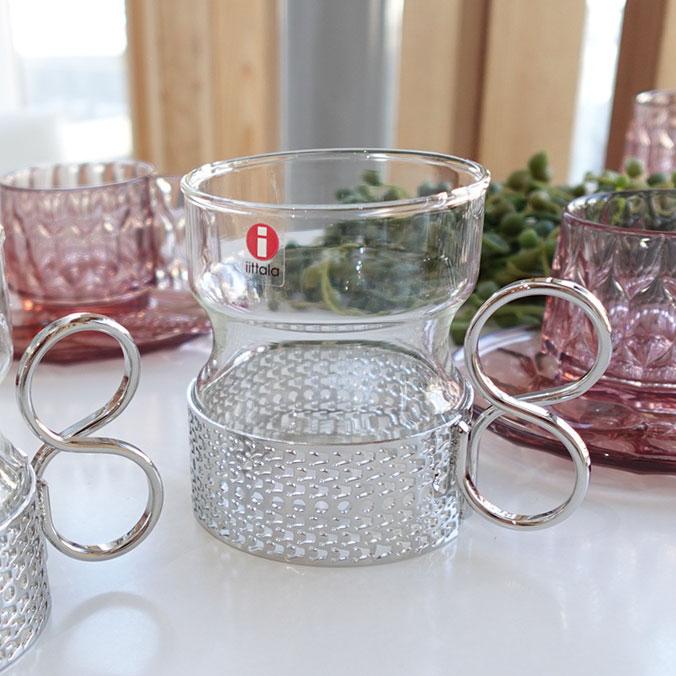 イッタラ  tsaikka ツァイッカ 4個セット未使用品 iittala（イッタラ） ツァイッカ トサイカ ホルダー付グラス 単品