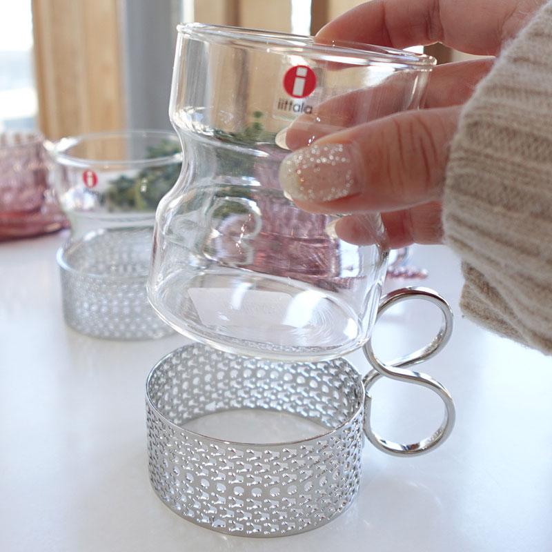 iittala（イッタラ） ツァイッカ トサイカ ホルダー付グラス 単品