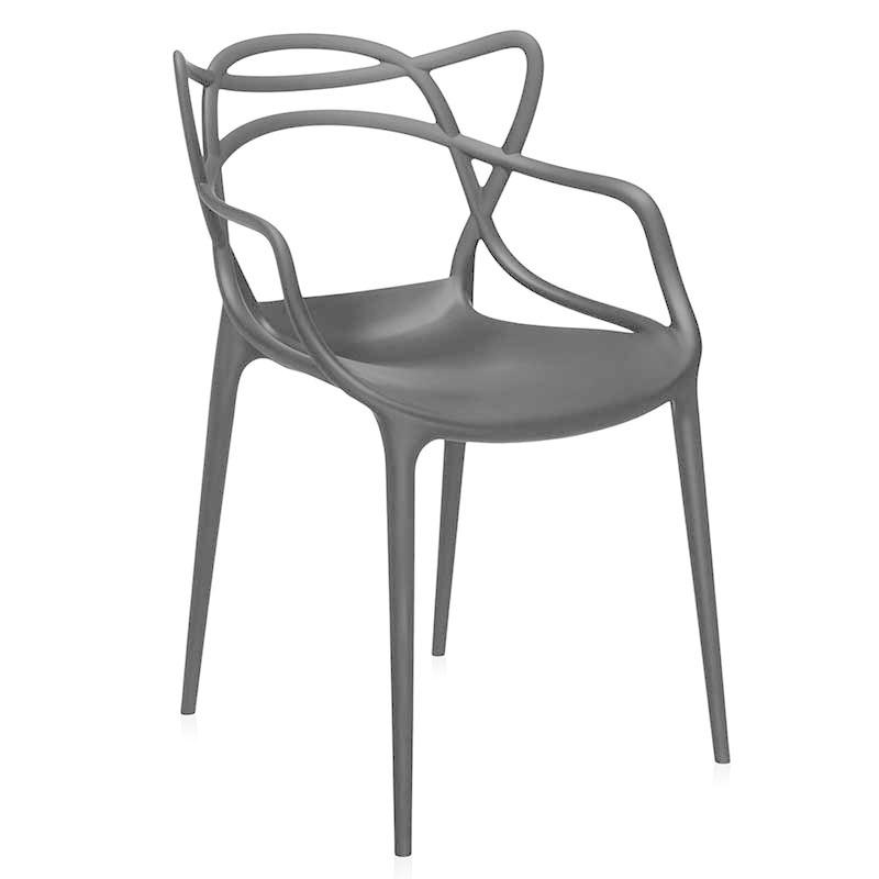 【タグ付・ほぼ未使用】Kartell マスターズチェア グレー 正規品 Kartell（カルテル） 正規代理店 ダイニングチェア Masters マスターズ