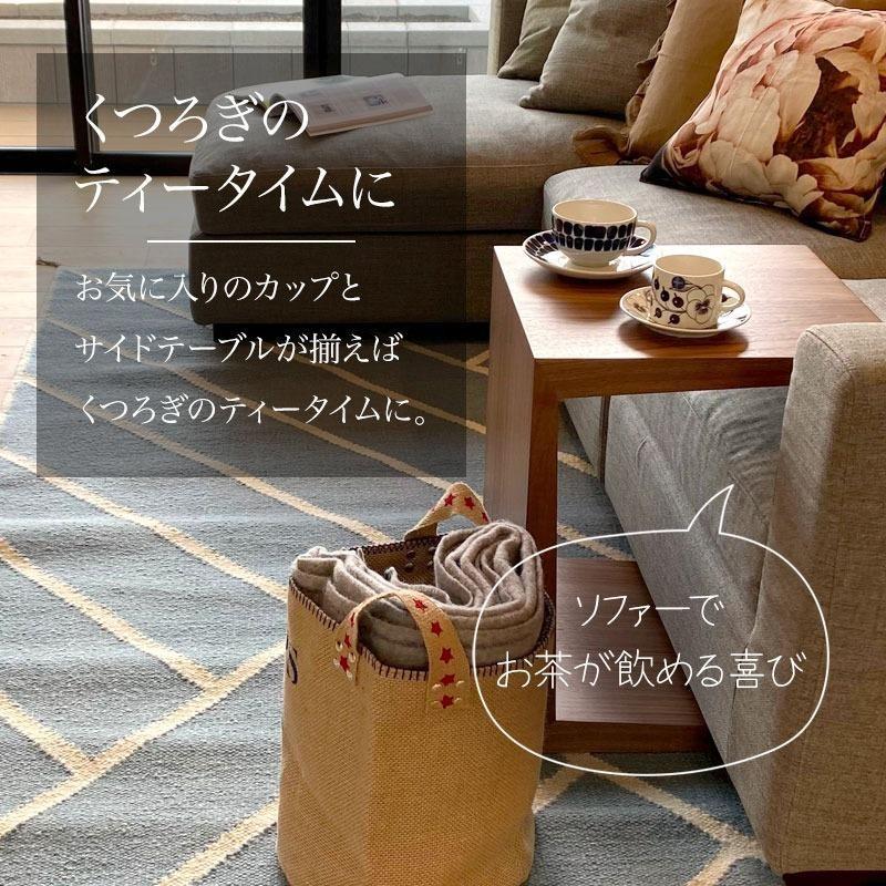 縦にも横にも使えるコの字サイドテーブル　ナチュラルカラー 楽天市場】コの字型 サイドテーブルmmisオリジナルホワイト