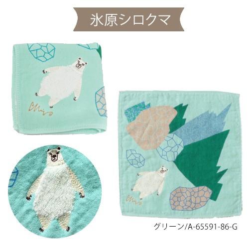 moritaMiW moritaMiW / 森田MiW モコモコドウブツハンカチ（25cm×25cm
