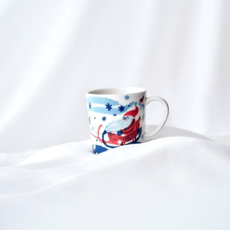 ARABIA（アラビア） 12/10発売 マグカップ サンタクロースマグ 0.3L