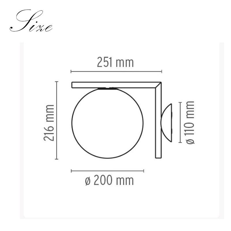 FLOS フロス シーリング/ウォールランプ  IC Lights C/W1（Φ20cm Chrome Black）  マイケル・アナスタシアデス｜mminterior｜02