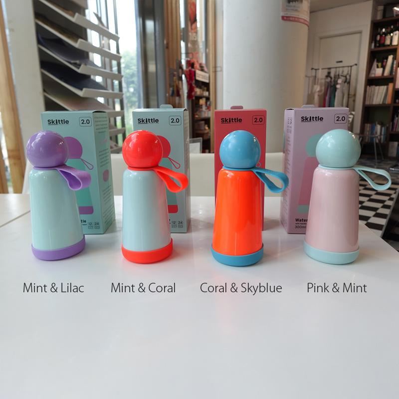 NHK 舟を編む Lund Design House 水筒stripe&pink NHK 舟を編む 水筒 ルンドロンドン Skittle Bottle Stripes