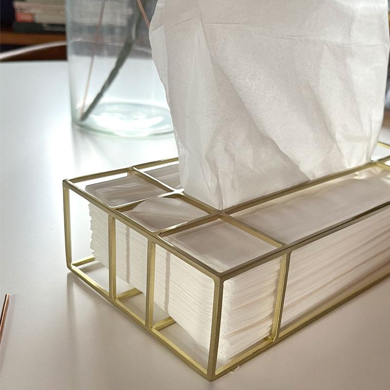 shesay ティッシュケース ホテルライクなアウトラインフレームの