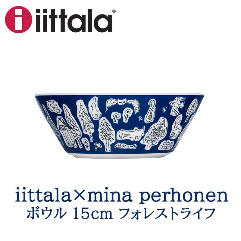 iittala（イッタラ） X ミナ ペルホネン ボウル 15cm フォレストライフ