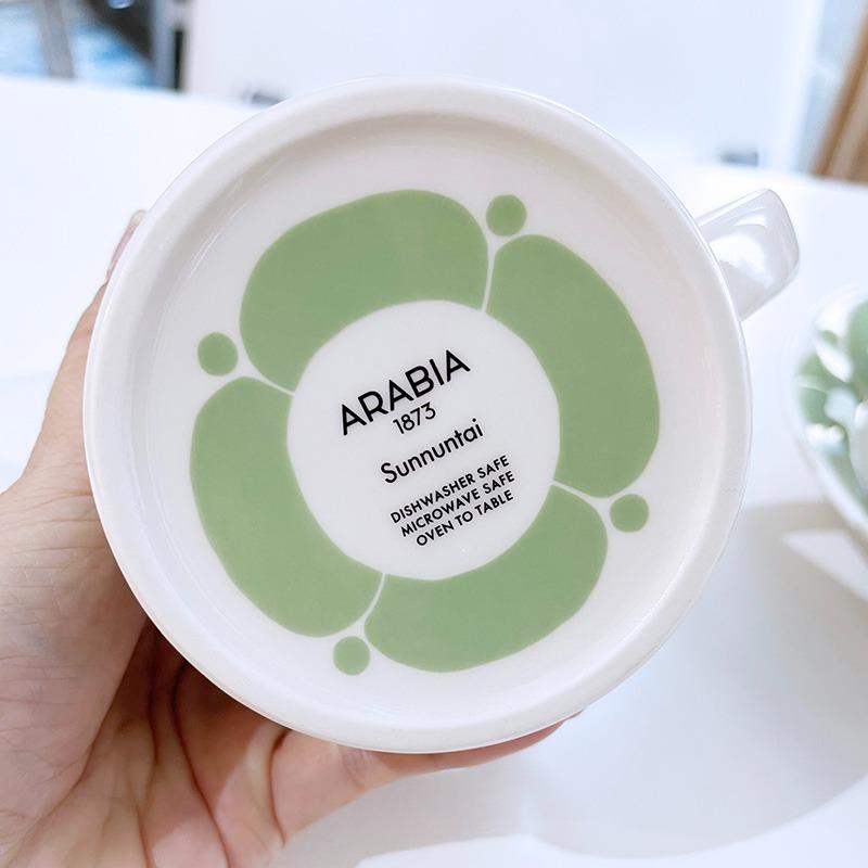 新品アラビアARABIAスンヌンタイ プレート21cmライトグリーン マグカップ ARABIA アラビア プレート 21cm スンヌンタイ ライトグリーン