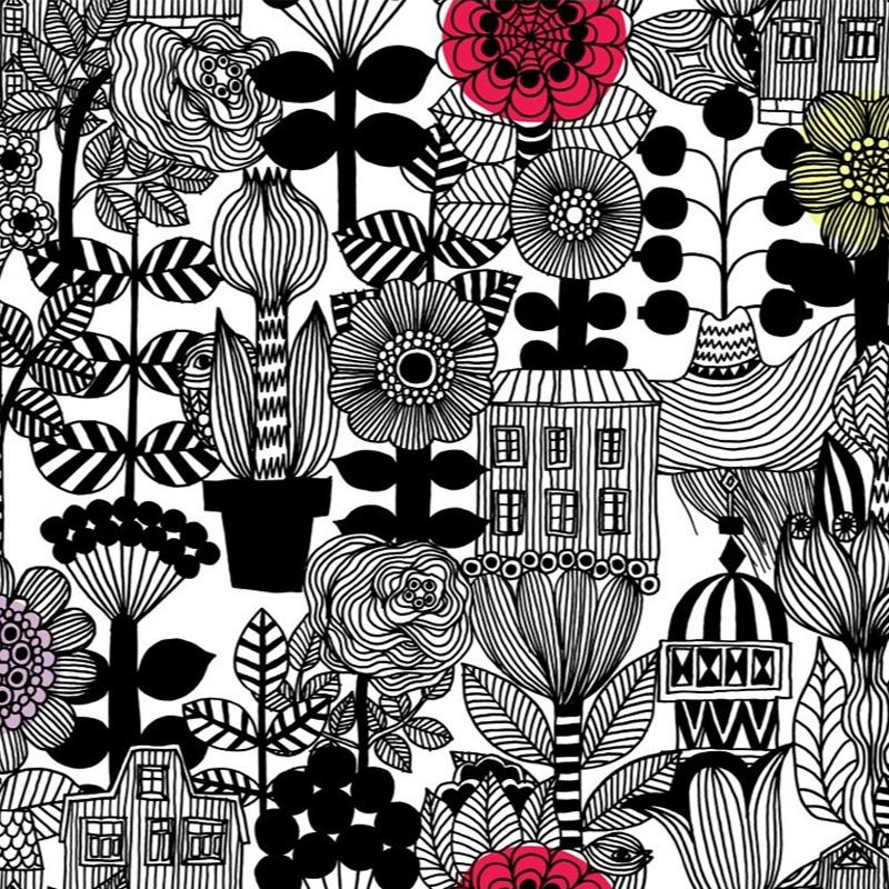 marimekko（マリメッコ） リントゥコト マルチカラー 70cm幅 壁紙 50cm