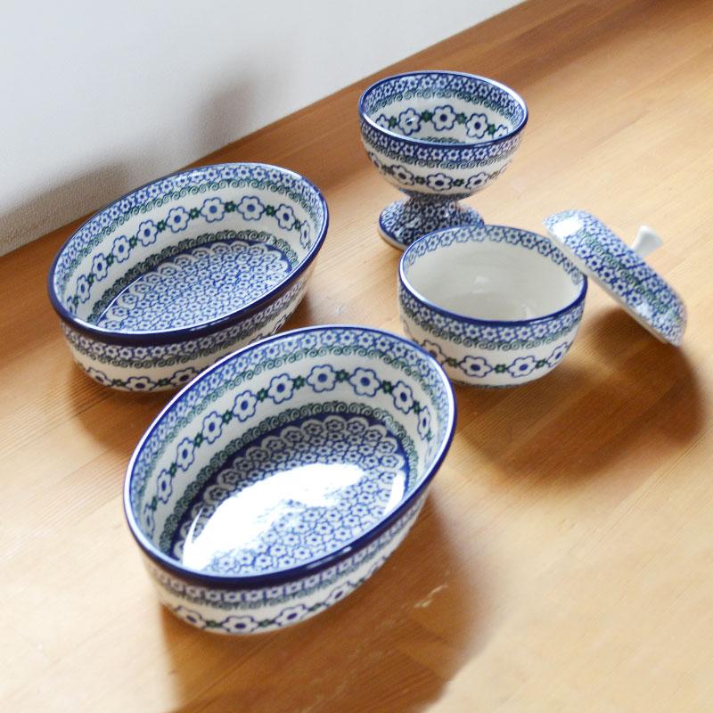 Ceramika Artystyzna セラミカ ポーランド 食器 V ソポト 小判型ボウル
