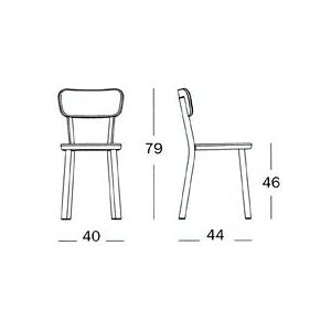 チェア Deja-vu Chair デジャブ チェア ポリッシュ SD834｜mminterior｜02