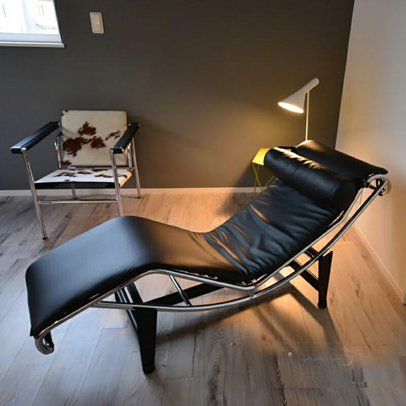 mmis ル・コルビジェ 国内在庫 LC4 本革 Cグレード革 シェーズロング