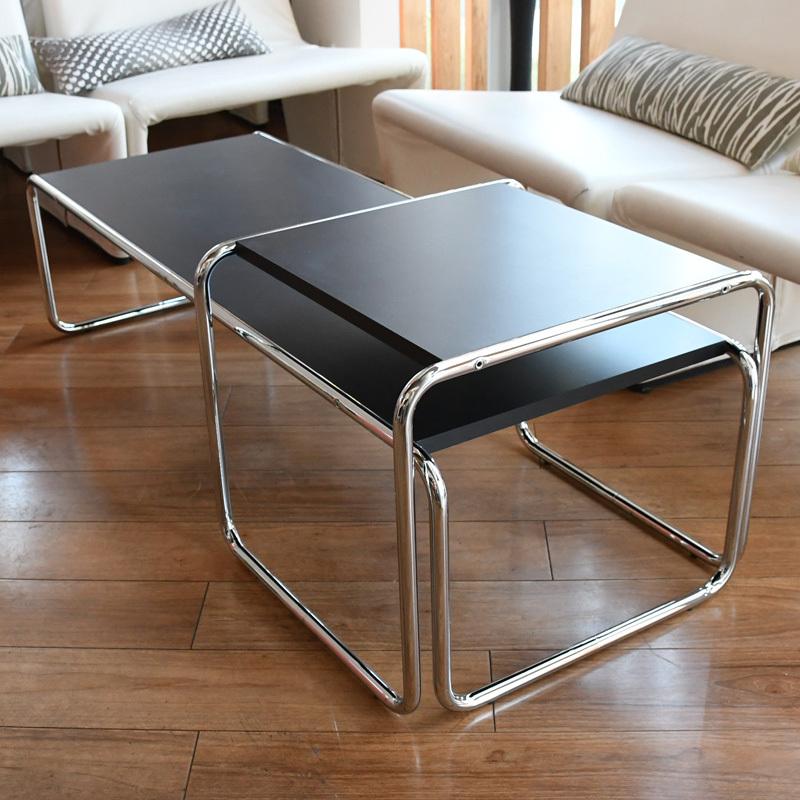 ★Marcel Breuer リプロダクト サイドテーブル Laccio 黒 ☆Marcel Breuer リプロダクト サイドテーブル Laccio 黒