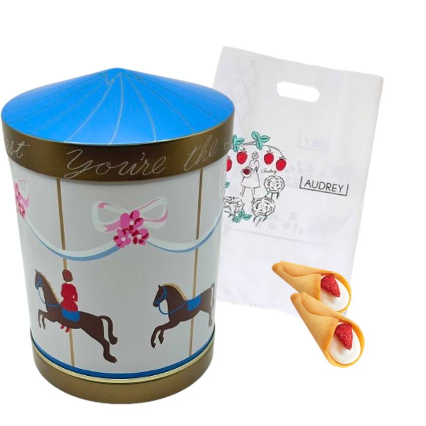 AUDREY（オードリー） グレイシア オルゴール缶 ミルク7個入り 洋菓子