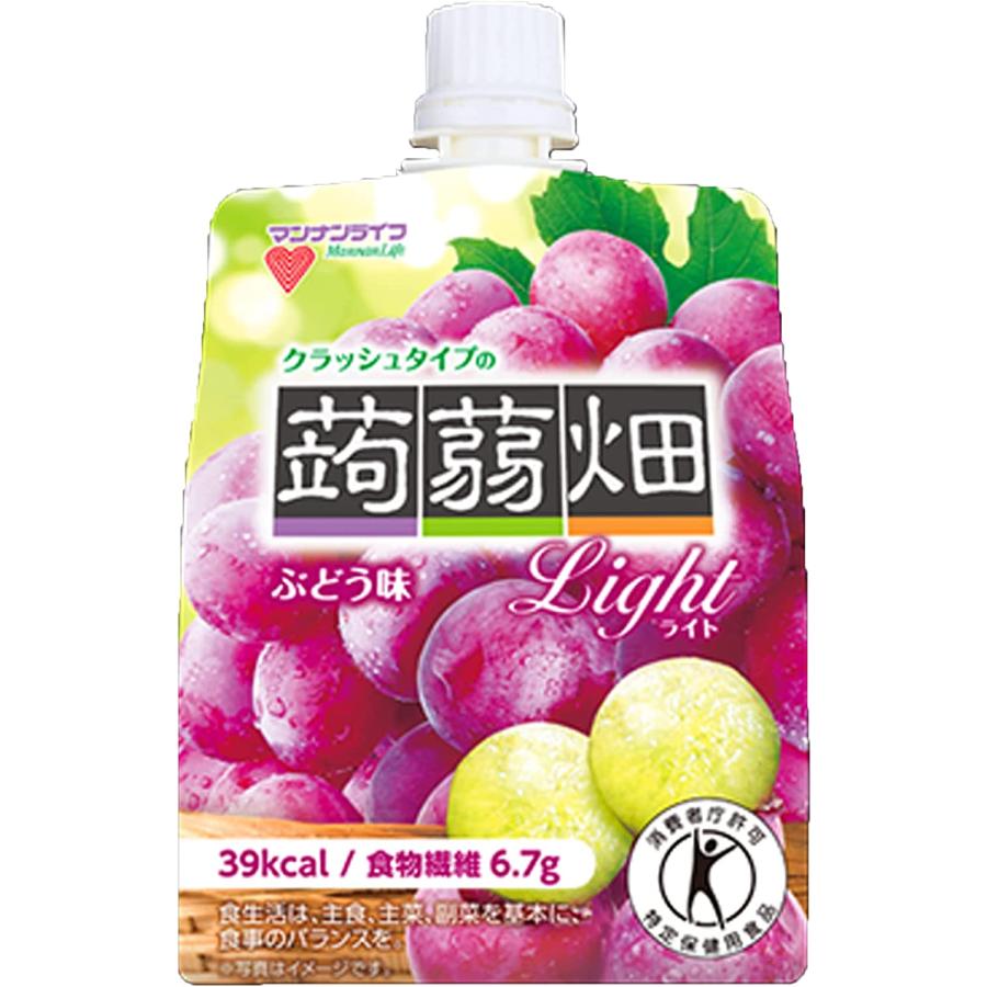 マンナンライフ クラッシュタイプの蒟蒻畑 ぶどう味 りんご味 マンナンライフ クラッシュタイプの蒟蒻畑 ぶどう味 りんご味