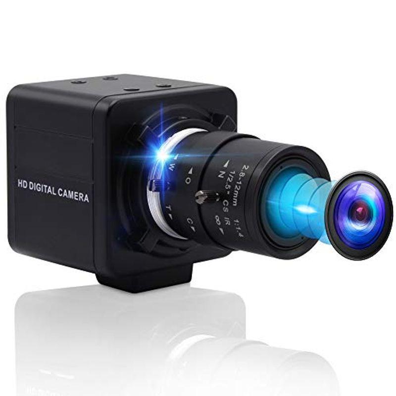 【おすすめ】 広角 30FPS 4K 超HD ELP 光学 Webカメラ ウルトラHD 2.8-12mmレンズ HD バリフォーカル ズームウェブカメラ Webカメラ