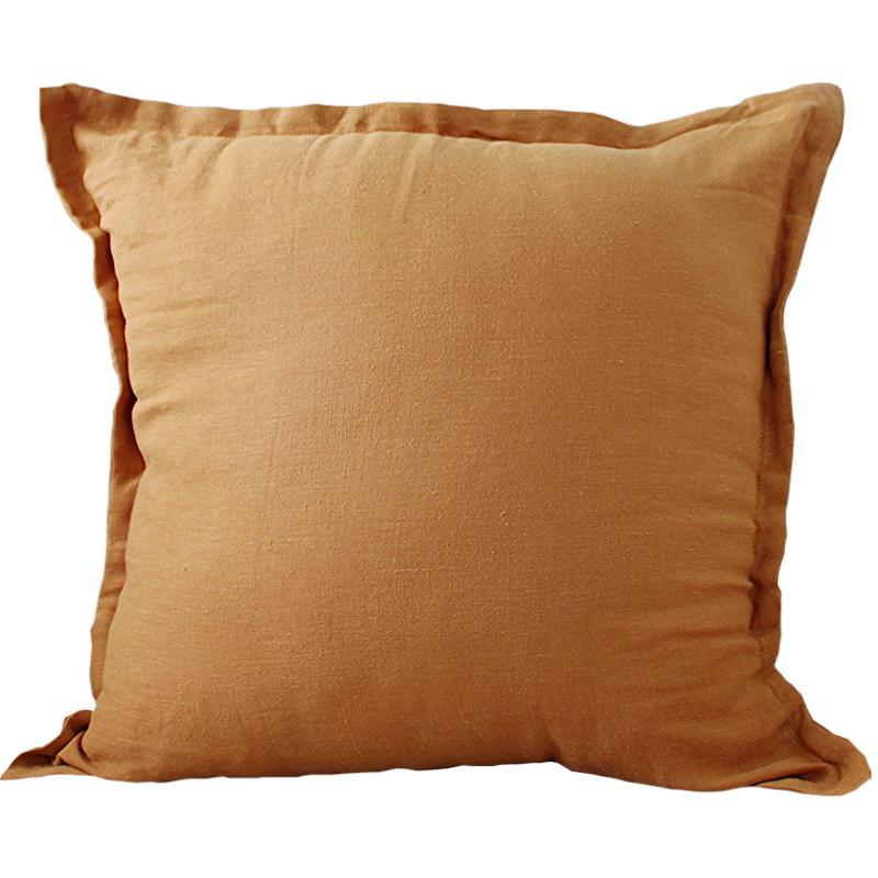 送料無料 リネン クッションカバー （全4色） 麻100％ リネン