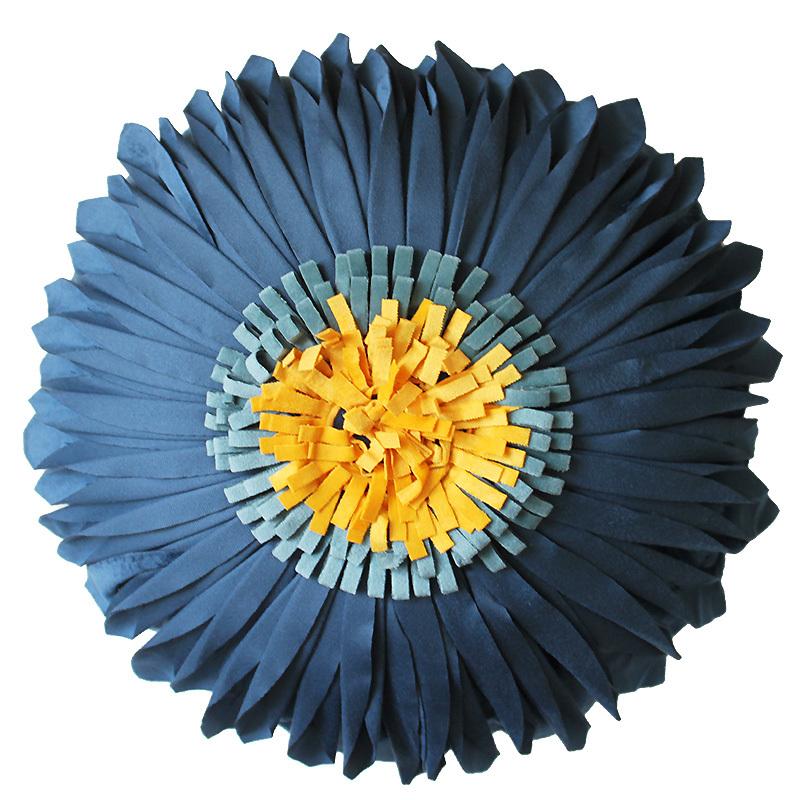 ベルベット装飾枕カバー2枚 ネイビーブルー18x18インチ/45x 45 cm ベルベット装飾枕カバー2枚 ネイビーブルー18x18インチ/45x 45