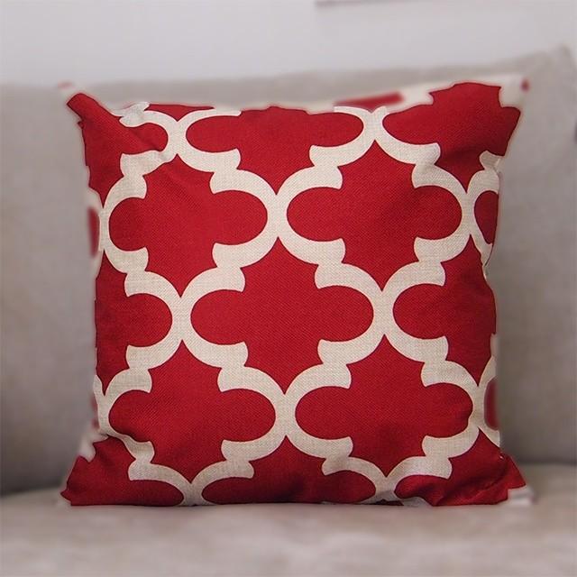 【リネン刺繍　marumamemomoページ】クッションカバー リネン刺繍 marumamemomoページ】クッションカバー cushion