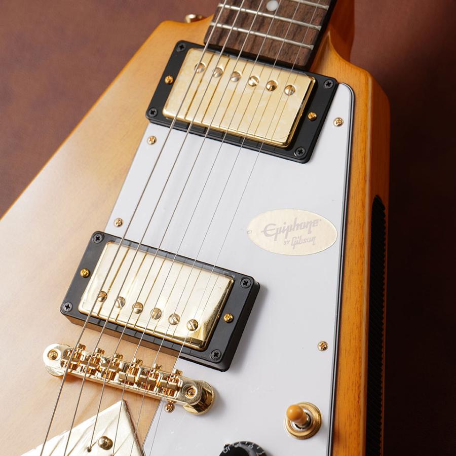 Epiphone/1958 Korina Flying V (White Pickguard), Aged Natural #649【在庫あり】｜mmo｜04