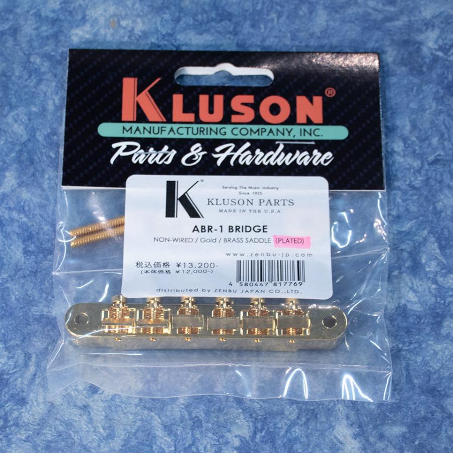Kluson/ABR-1 BRIDGE NON-WIRED BRASS SADDLE Gold【ブラスサドル