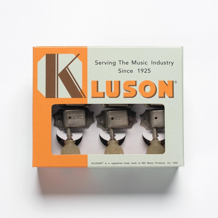 KLUSON 3 per side SPB nickel aging ペグ KLUSON ペグ 3per side/SPB/Nickel 〈クルーソン〉 : 楽器de元気