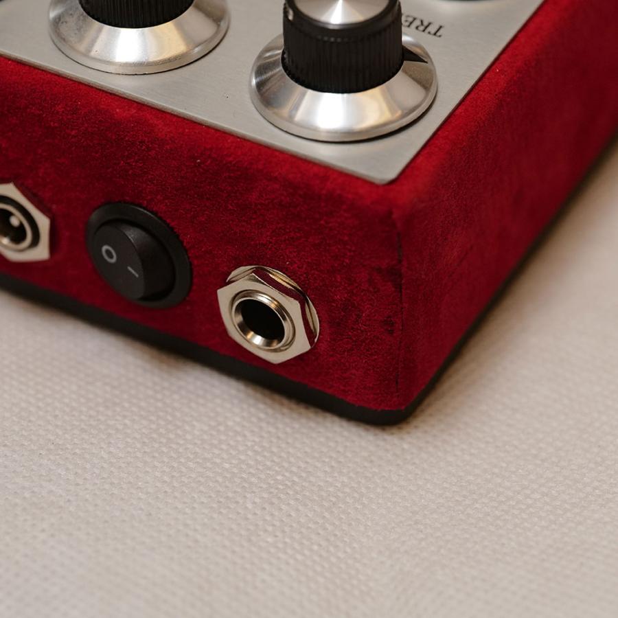 HTJ-WORKS/Valve Crystal 12AX7 Tube Preamp Silver Top Dark Red