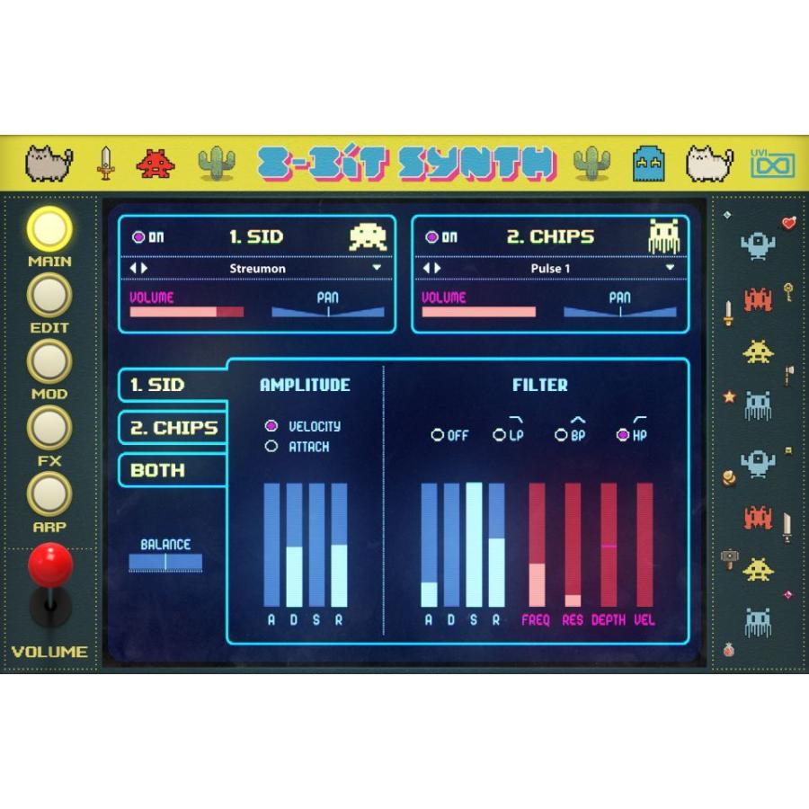 追跡付★UVI/8-Bit Synth【オンライン納品】