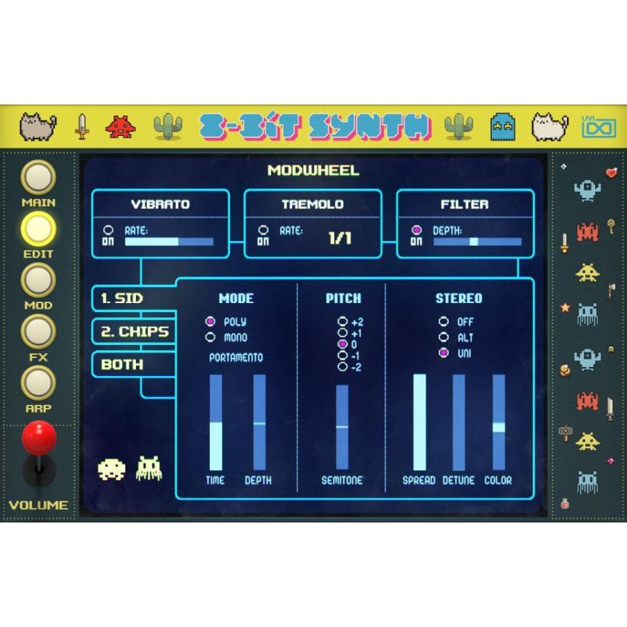 追跡付★UVI/8-Bit Synth【オンライン納品】