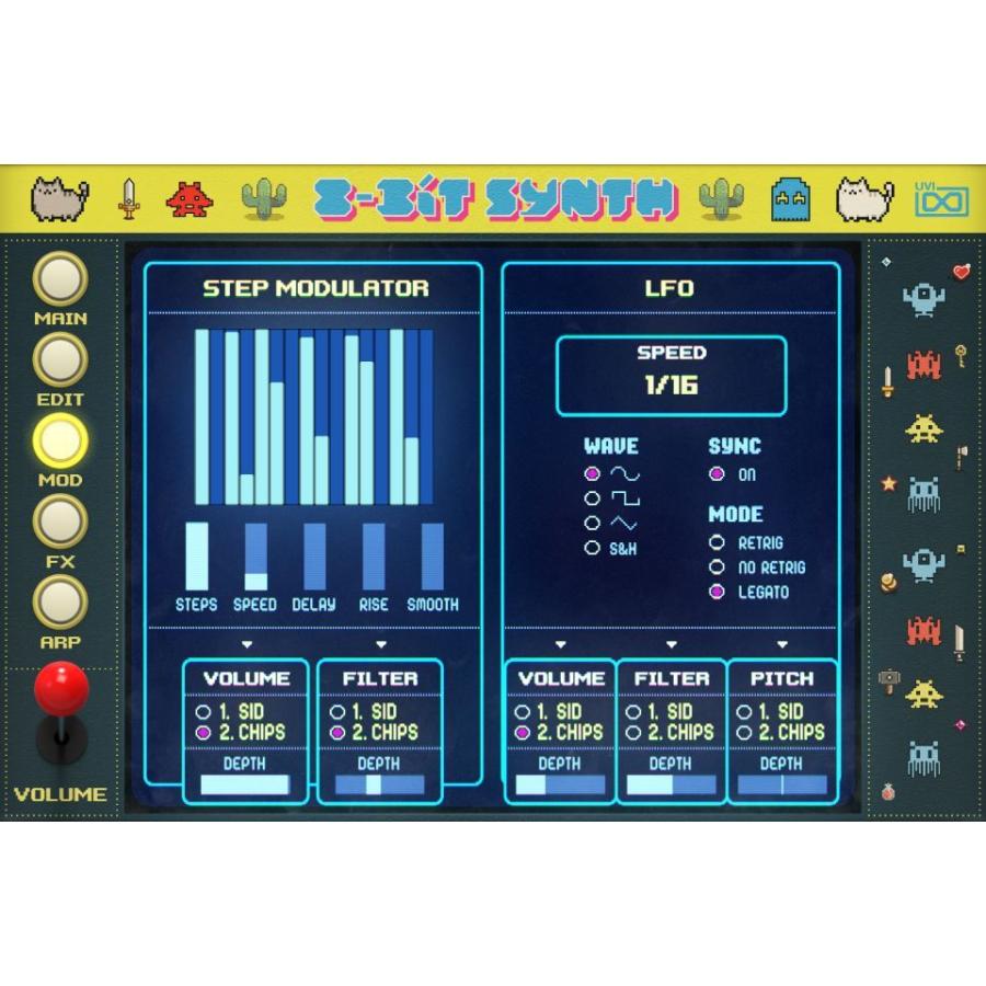 追跡付★UVI/8-Bit Synth【オンライン納品】